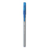 Round Stic Grip Xtra Comfort Ballpoint Pen, Stick, Medium 1 Mm, Blue Ink, Gray/Blue Barrel, 144/Pack