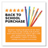 Xtra-Smooth Bright Edition Mechanical Pencils, 0.7 Mm, Hb (#2), Black Lead, Assorted Barrel Colors, 24/Pack, 6 Packs/Carton