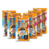 Xtra-Smooth Bright Edition Mechanical Pencils, 0.7 Mm, Hb (#2), Black Lead, Assorted Barrel Colors, 24/Pack, 6 Packs/Carton