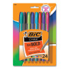 Cristal Xtra Bold Ballpoint Pen, Stick, Bold 1.6 Mm, Randomly Assorted Ink And Barrel Colors, 24/Pack