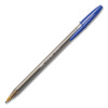 Cristal Xtra Bold Ballpoint Pen, Stick, Bold 1.6 Mm, Blue Ink, Clear Barrel, 24/Pack