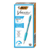 Velocity Original Mechanical Pencil, 0.9 Mm, Hb (#2), Black Lead, Turquoise Barrel, Dozen