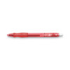 Gel-Ocity Gel Pen, Retractable, Medium 0.7 Mm, Red Ink, Translucent Red Barrel, Dozen
