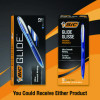 Glide Ballpoint Pen, Retractable, Medium 1 Mm, Blue Ink, Translucent Blue/Blue Barrel, Dozen