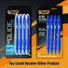 Glide Bold Ballpoint Pen, Retractable, Bold 1.6 Mm, Blue Ink, Translucent Blue Barrel, 4/Pack