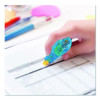 Wite-Out Brand Mini Correction Tape, Non-Refillable, 0.2" x 26.2 Ft, White Tape, Assorted Dispenser Colors, Dozen