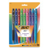 Bu3 Ballpoint Pen, Retractable, Medium 1 Mm, Assorted Fashion Ink And Barrel Colors, 18/Pack