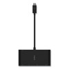Usb-C Multimedia + Charge Adapter, 4K Hdmi/Usb-A/Usb-C/Vga, 4.9 Ft, Black