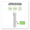 Home/Office Surge Protector, 7 Ac Outlets, 6 Ft Cord, 2,320 J, White