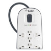 Home/Office Surge Protector, 12 Ac Outlets, 6 Ft Cord, 3,996 J, White/Black