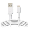 Boost Charge Apple Lightning To Usb-A Chargesync Cable, 9.8 Ft, White