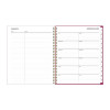 Mahalo Academic Year Create-Your-Own Cover Weekly/Monthly Planner, Floral Artwork, 11 x 8.5, 12-Month (July-June): 2025-2026