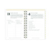 Day Designer Navy Stripe Daily/Monthly Planner, Horizontal Stripe Artwork, 8 x 5, Navy/White Cover, 12-Month (Jan-Dec): 2026