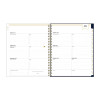 Day Designer Peyton Create-Your-Own Cover Weekly/Monthly Planner, Floral, 11 x 8.5, Navy, 12-Month (July To June): 2025-2026