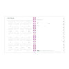 Joselyn Weekly/Monthly Planner, Floral Artwork, 11 x 8.5, Pink/Peach/Black Cover, 12-Month (Jan To Dec): 2026