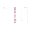 Joselyn Weekly/Monthly Planner, Floral Artwork, 11 x 8.5, Pink/Peach/Black Cover, 12-Month (Jan To Dec): 2026