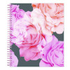 Joselyn Monthly Wirebound Planner, Floral Artwork, 10 x 8, Pink/Peach/Black Cover, 12-Month (Jan To Dec): 2026
