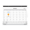 Enterprise Desk Pad, Geometric Artwork, 22 x 17, White/Gray Sheets, Black Binding, Clear Corners, 12-Month (Jan To Dec): 2026