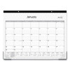 Enterprise Desk Pad, Geometric Artwork, 22 x 17, White/Gray Sheets, Black Binding, Clear Corners, 12-Month (Jan To Dec): 2026
