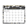 Baccara Dark Wall Calendar, Floral Artwork, 11 x 8.75, White/Black/Gold Sheets, 12-Month (Jan To Dec): 2026
