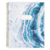 Gemma Academic Year Weekly/Monthly Planner, Geode Artwork, 11 x 8.5, Blue/Purple Cover, 12-Month (July To June): 2025 To 2026