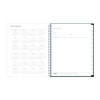 Analeis Create-Your-Own Cover Weekly/Monthly Planner, Floral, 11 x 8.5, White/Black/Coral, 12-Month (July To June): 2025-2026