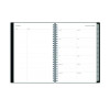 Enterprise Weekly/Monthly Notes Planner, 8.63" x 5.88", Black Cover, 12-Month (Jan To Dec): 2026