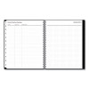 Teacher's Solid Black Weekly/Monthly Lesson Planner, 9 Classes, 11 x 8.5 Sheets, 12-Month (July To June), 2025 To 2026