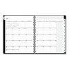 Teacher's Solid Black Weekly/Monthly Lesson Planner, 9 Classes, 11 x 8.5 Sheets, 12-Month (July To June), 2025 To 2026