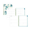 Bakah Blue Weekly/Monthly Planner, Floral Artwork, 11 x 8.5, Blue/White Cover, 12-Month (Jan To Dec): 2026