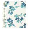 Bakah Blue Weekly/Monthly Planner, Floral Artwork, 11 x 8.5, Blue/White Cover, 12-Month (Jan To Dec): 2026