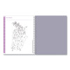 Laila Create-Your-Own Cover Weekly/Monthly Planner, Wildflower Artwork, 11 x 8.5, Purple/Blue/Pink, 12-Month (Jan-Dec): 2026