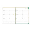 Day Designer Academic Year Weekly/Monthly Frosted Planner, Palms Artwork, 11 x 8.5, 12-Month (July To June): 2025 To 2026