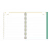 Day Designer Academic Year Weekly/Monthly Frosted Planner, Palms Artwork, 11 x 8.5, 12-Month (July To June): 2025 To 2026