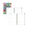 Sophie Frosted Weekly/Monthly Planner, Floral Artwork, 8 x 5, Multicolor Cover, 12-Month (Jan To Dec): 2026