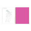 Fly By Frosted Weekly/Monthly Planner, Butterflies Artwork, 11 x 8.5, Blush/Pink Cover, 12-Month (Jan To Dec): 2026