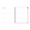 Fly By Frosted Weekly/Monthly Planner, Butterflies Artwork, 11 x 8.5, Blush/Pink Cover, 12-Month (Jan To Dec): 2026