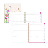 Fly By Frosted Weekly/Monthly Planner, Butterflies Artwork, 11 x 8.5, Blush/Pink Cover, 12-Month (Jan To Dec): 2026
