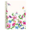 Fly By Frosted Weekly/Monthly Planner, Butterflies Artwork, 8 x 5, Blush/Pink Cover, 12-Month (Jan To Dec): 2026