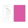 Fly By Frosted Weekly/Monthly Planner, Butterflies Artwork, 8 x 5, Blush/Pink Cover, 12-Month (Jan To Dec): 2026