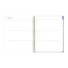 Tula Weekly/Monthly Planner, Floral Artwork, 11" x 8.5", Purple/Pink/White Cover, 12-Month (Jan To Dec): 2026