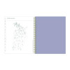 Tula Weekly/Monthly Planner, Floral Artwork, 11" x 8.5", Purple/Pink/White Cover, 12-Month (Jan To Dec): 2026