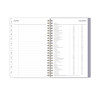 Tula Weekly/Monthly Planner, Floral Artwork, 8" x 5", Purple/Pink/White Cover, 12-Month (Jan To Dec): 2026