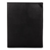 Faux-Leather Padfolio, 9 X 12 Pad, 9.75 X 12.5, Black