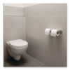 Classicseries Toilet Tissue Dispenser For Two Rolls, Controlled Delivery, 12.5 x 4 86 x 1.5, Black/Aluminum