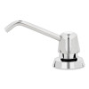 Manual Top-Fill Liquid Soap Dispenser, 4" Spout, 20 Oz, 5.63 x 5.63 x 11.25, Chrome