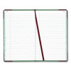 Account Record Book, Record-Style Rule, Green/Black/Red Cover, 12.13 X 7.44 Sheets, 300 Sheets/Book