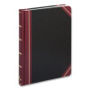 Log Book, List-Management Format With Medium/College Ruling, Black/Red Cover, (150) 10.13 x 7.78 Sheets