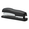 Ergonomic Desktop Stapler, 20-Sheet Capacity, Black