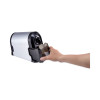 Super Pro Glow Commercial Electric Pencil Sharpener, Ac-Powered, 6.13 X 10.63 X 9, Black/Silver